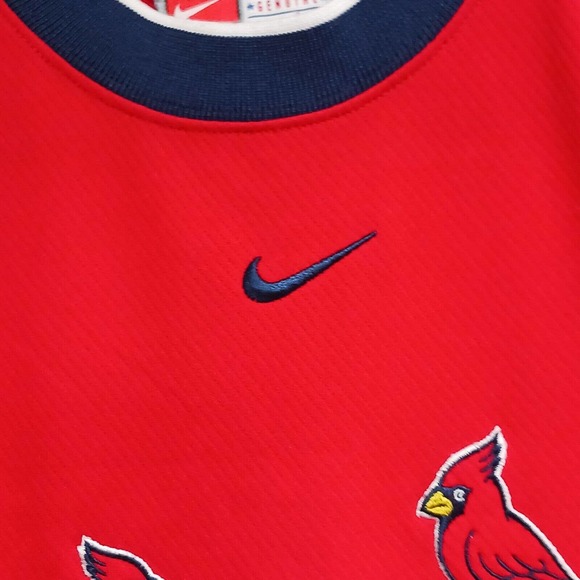 TEAM NIKE St Louis Cardinals Sewn Jersey Shirt MLB Baseball Swoosh Youth Size XL - Picture 6 of 12